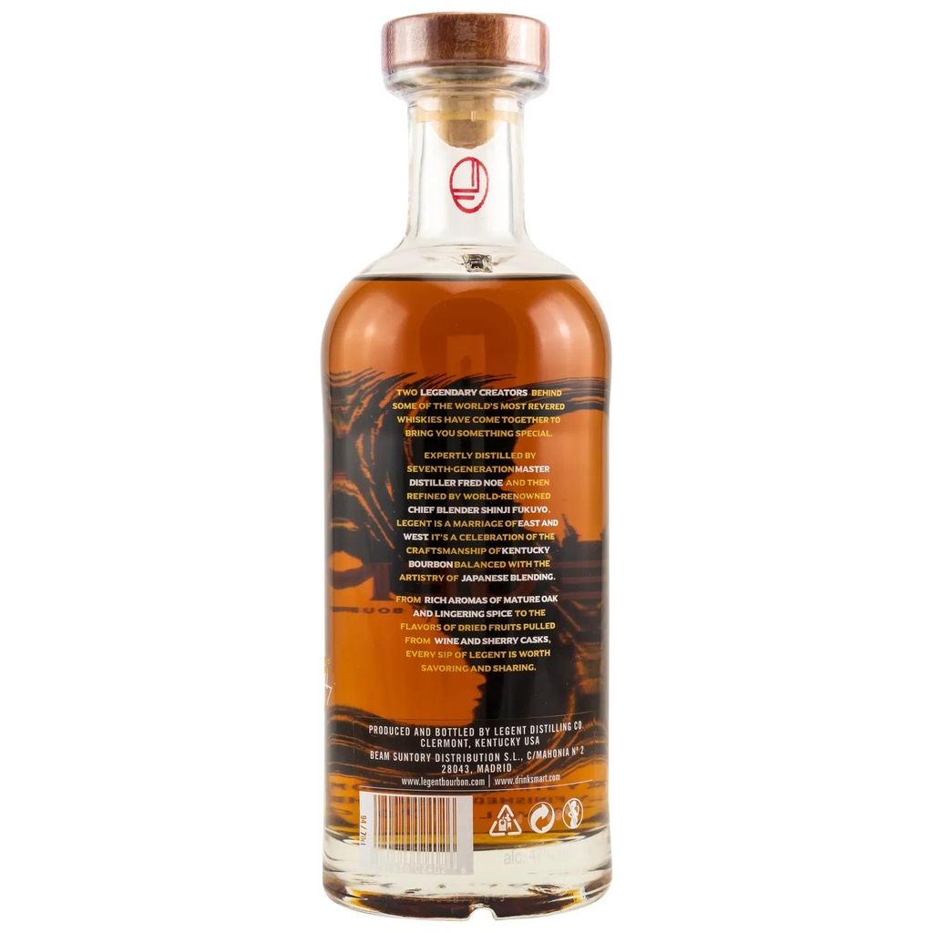 Legent  Kentucky Straight Bourbon Whiskey 47% Vol. 0,7l