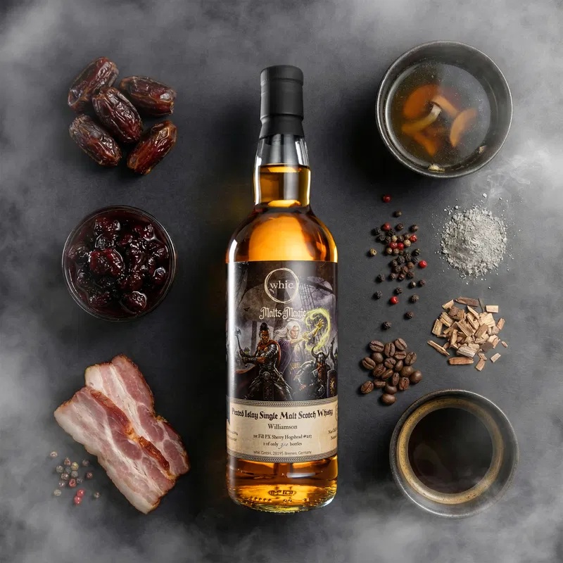whic Malts & Magic Quest No. 3 - Williamson 2014/2025 - 11 Years Old 1st Fill PX Sherry Hogshead #253 56,9% Vol. 0,7l