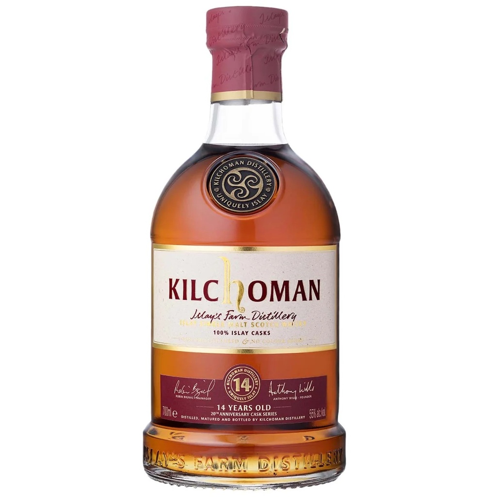 Kilchoman 14 Years Old - Sherry Butts - 100% Islay Casks - 20th Anniversary Cask Series - Islay Single Malt Scotch Whisky 55% Vol. 0,7 l