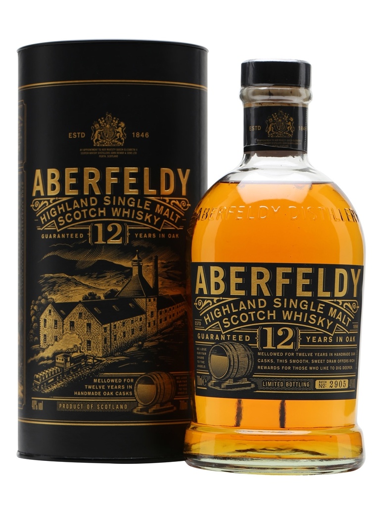 Aberfeldy 12 Years Old Highland Single Malt Scotch Whisky