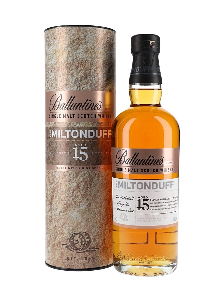Ballantine's THE MILTONDUFF 15 Years Old Single Malt Scotch Whisky 