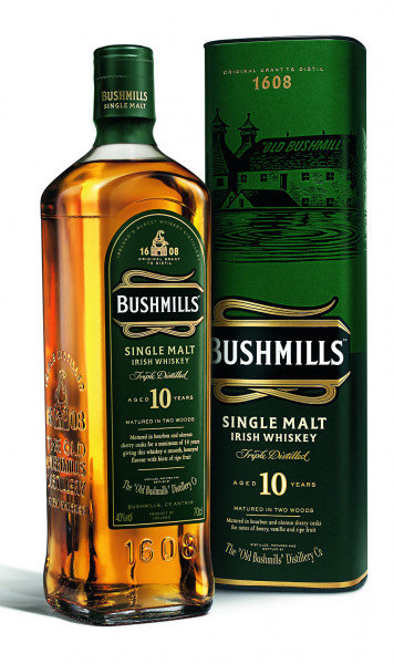 Bushmills 10 Years Old Single Malt Irish Whiskey 40% Vol. 0,7 l 