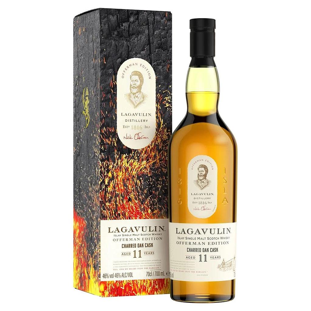 Lagavulin 11 Years Old Offerman Edition: CHARRED OAK CASK Single Malt Scotch Whisky 46% Vol. 0,7l
