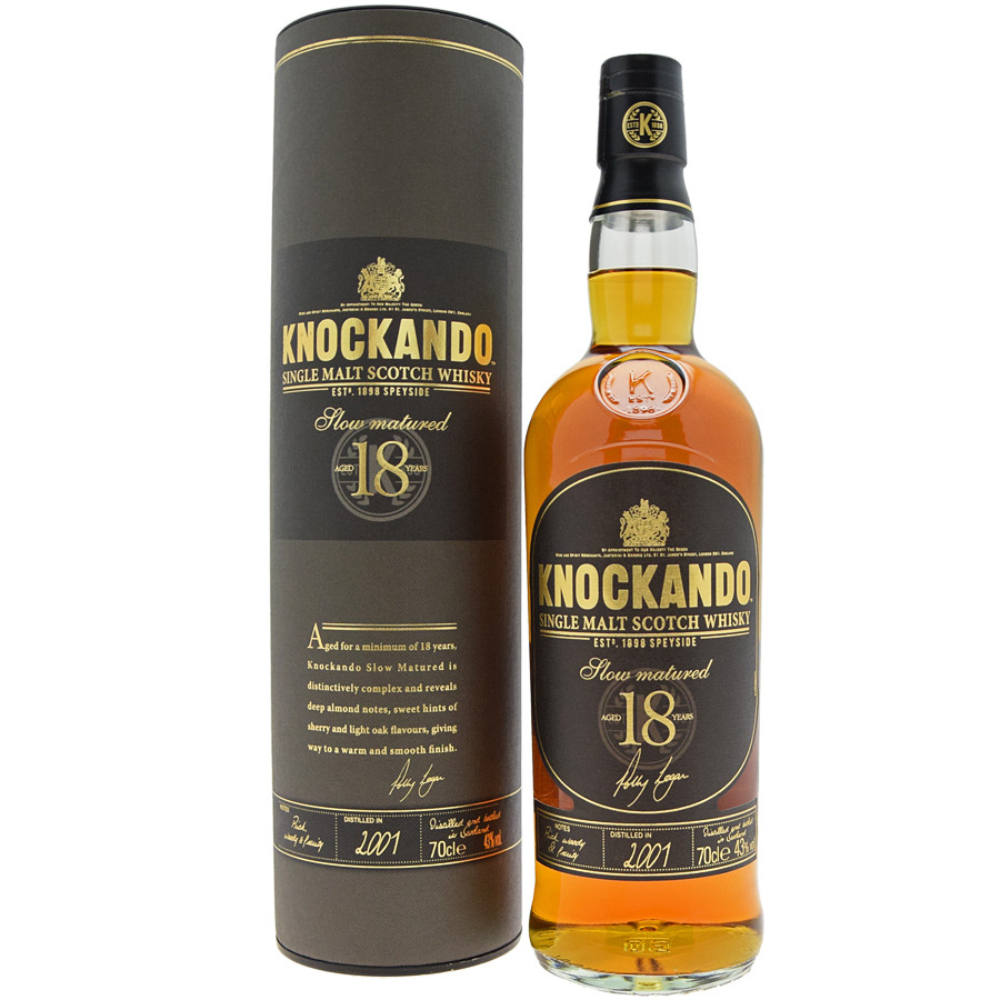Knockando 18 Years Old Slow Matured Single Malt Scotch Whisky 43% Vol. 0,7l