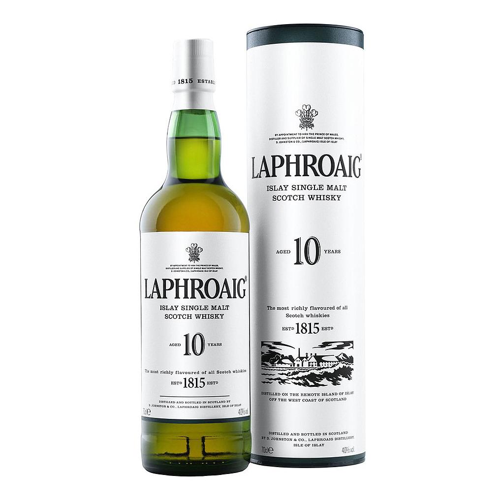 Laphroaig 10 Years mit Geschenkkarton