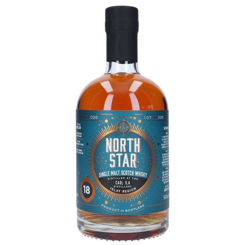 North Star Spirits - Caol Ila 2007/2025 - 18 Years Old - Pinot Noir Cask - Cask Series 026 54,4% Vol. 0,7l