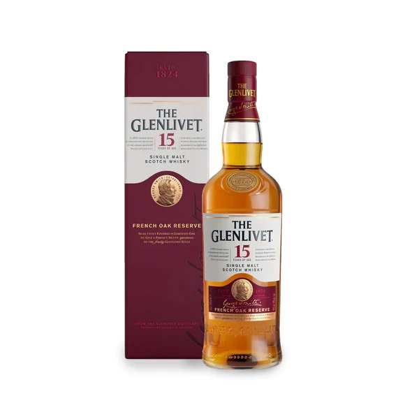 The Glenlivet 15 Years Old FRENCH OAK RESERVE Single Malt Scotch Whisky