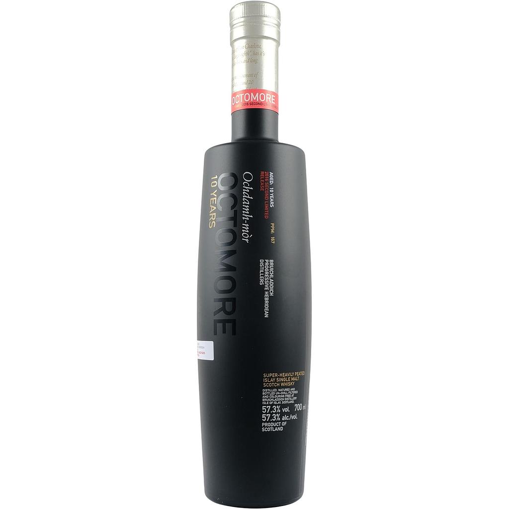 Octomore Ochdamh-mór 10y Bruichladdich 2016 Second Limited Release 57,3% Vol. 0,7l