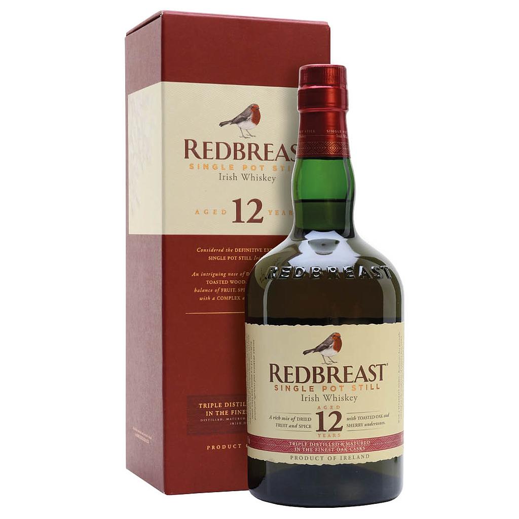 Redbreast 12 Years Old Single Pot Still Irish Whiskey