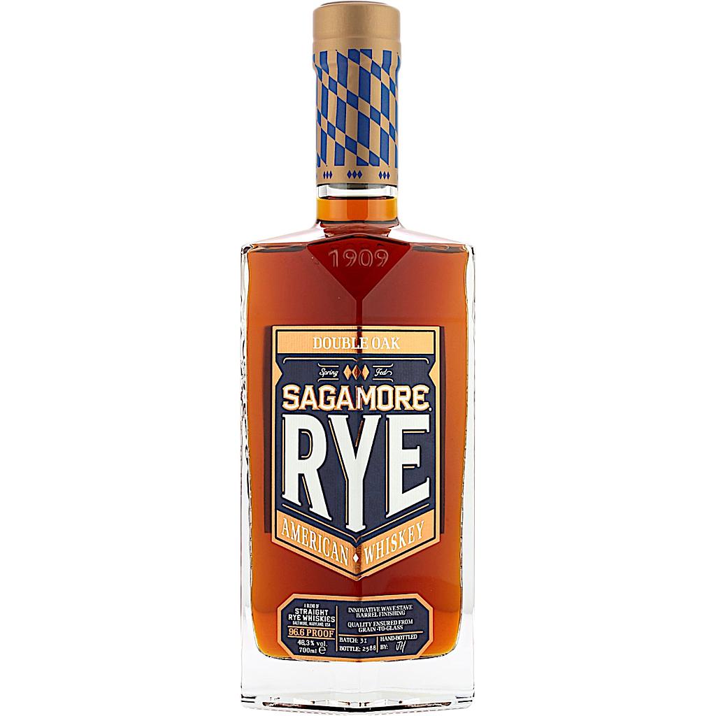 Sagamore Rye Whiskey Double Oak Batch: 8AJ 48.3% Vol. 0,7l 