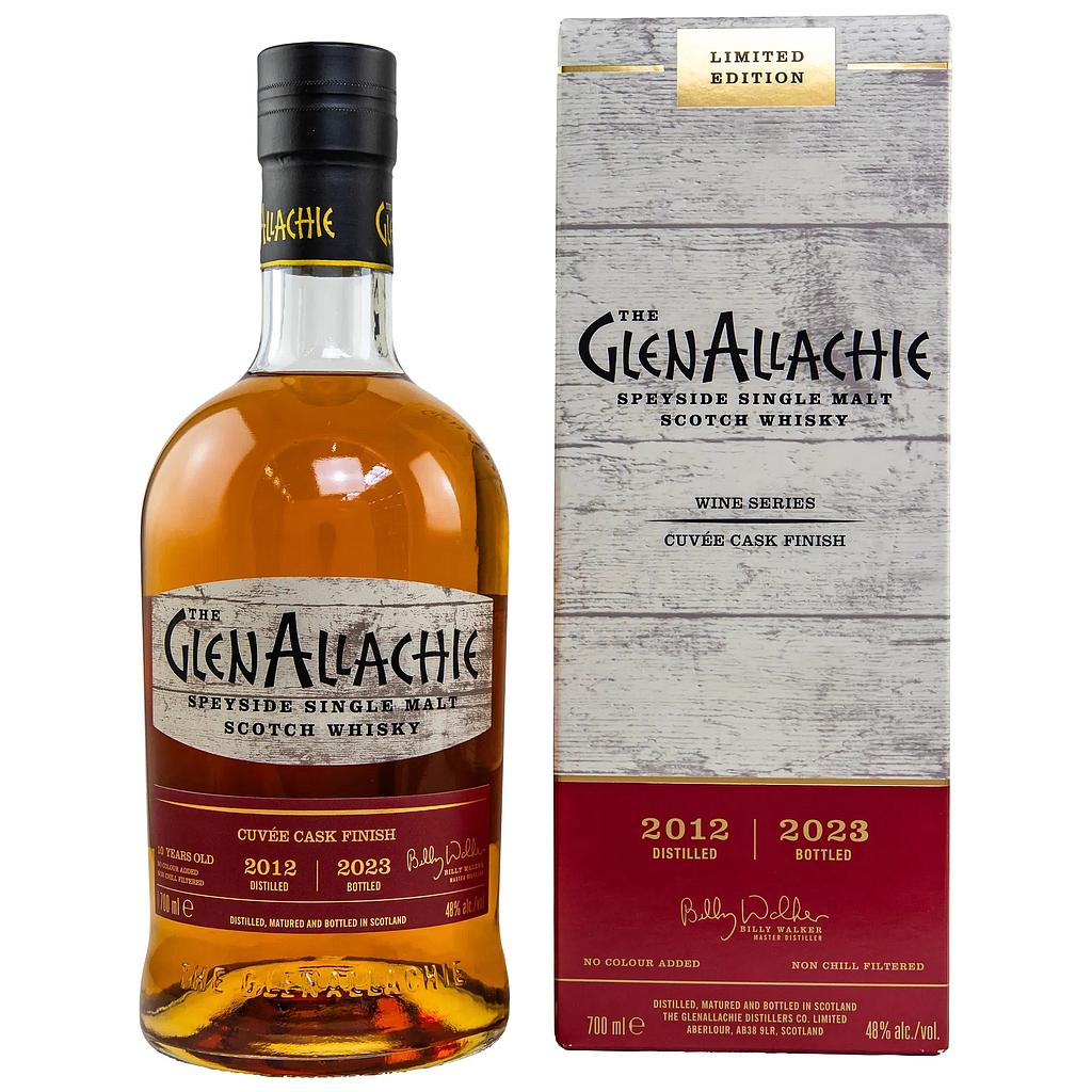 The GlenAllachie 10 years old 2012/2023 - Cuvée Cask Finish Wine Series 48% Vol. 0,7l