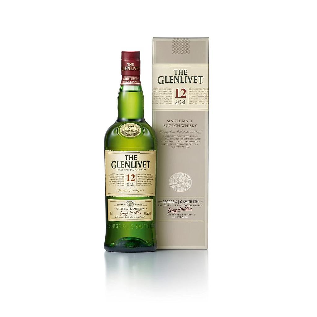 The Glenlivet 12 Years Old Single Malt Scotch Whisky