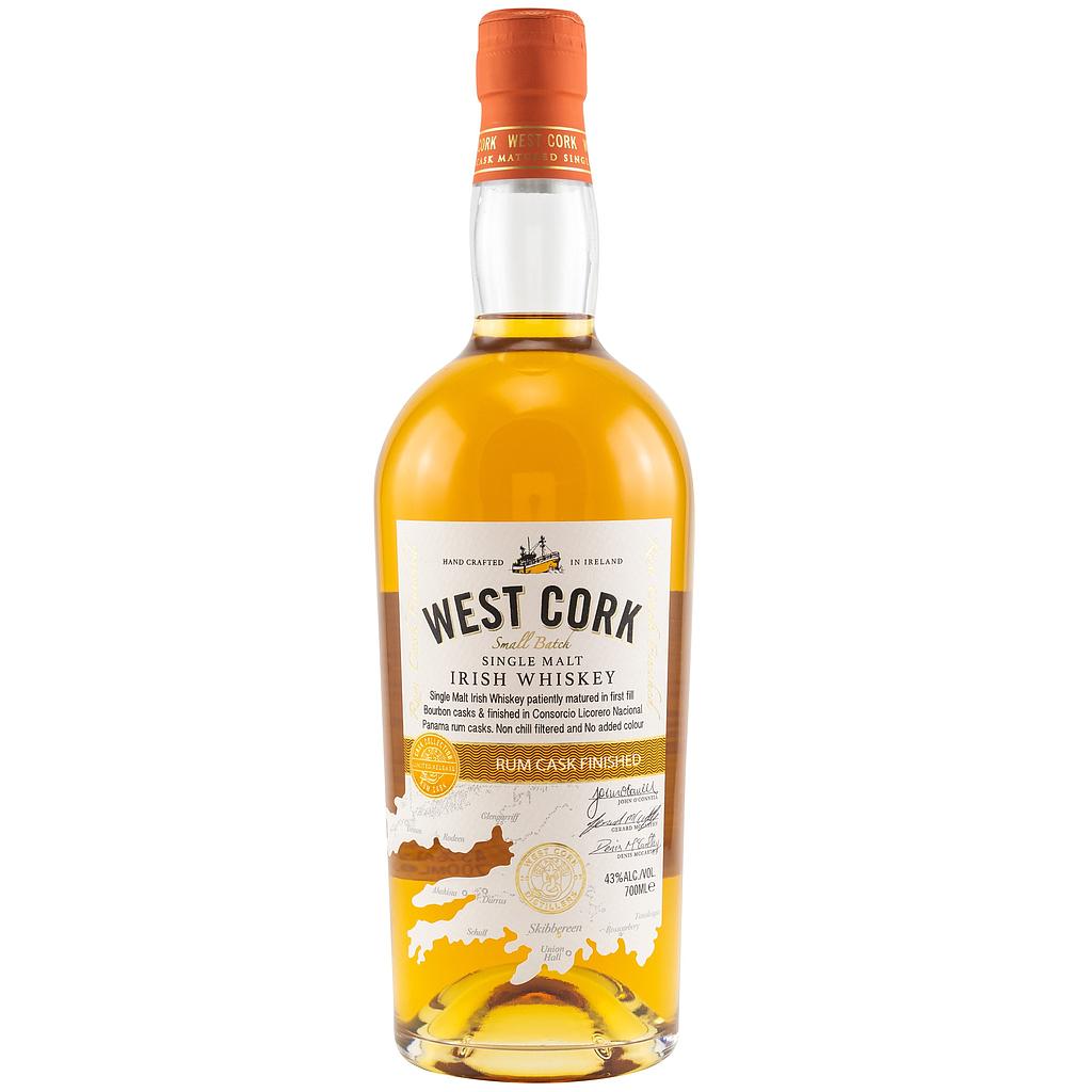 West Cork Single Malt Irish Whiskey RUM CASK FINISHED