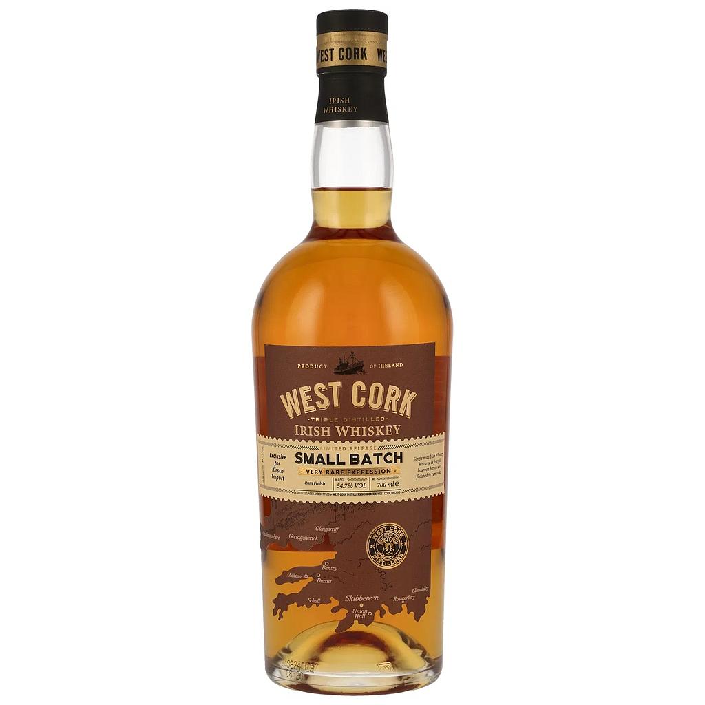 West Cork Small Batch Rum Finish Very Rare Expression 54,7% Vol. 0,7l 