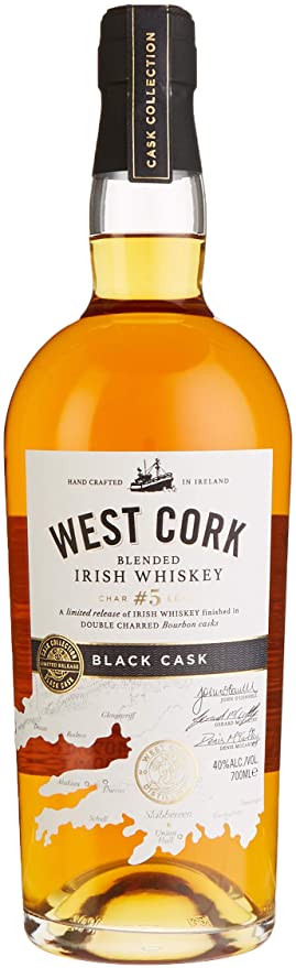 West Cork Char No. 5 Level Blended Irish Whiskey BLACK CASK Finish