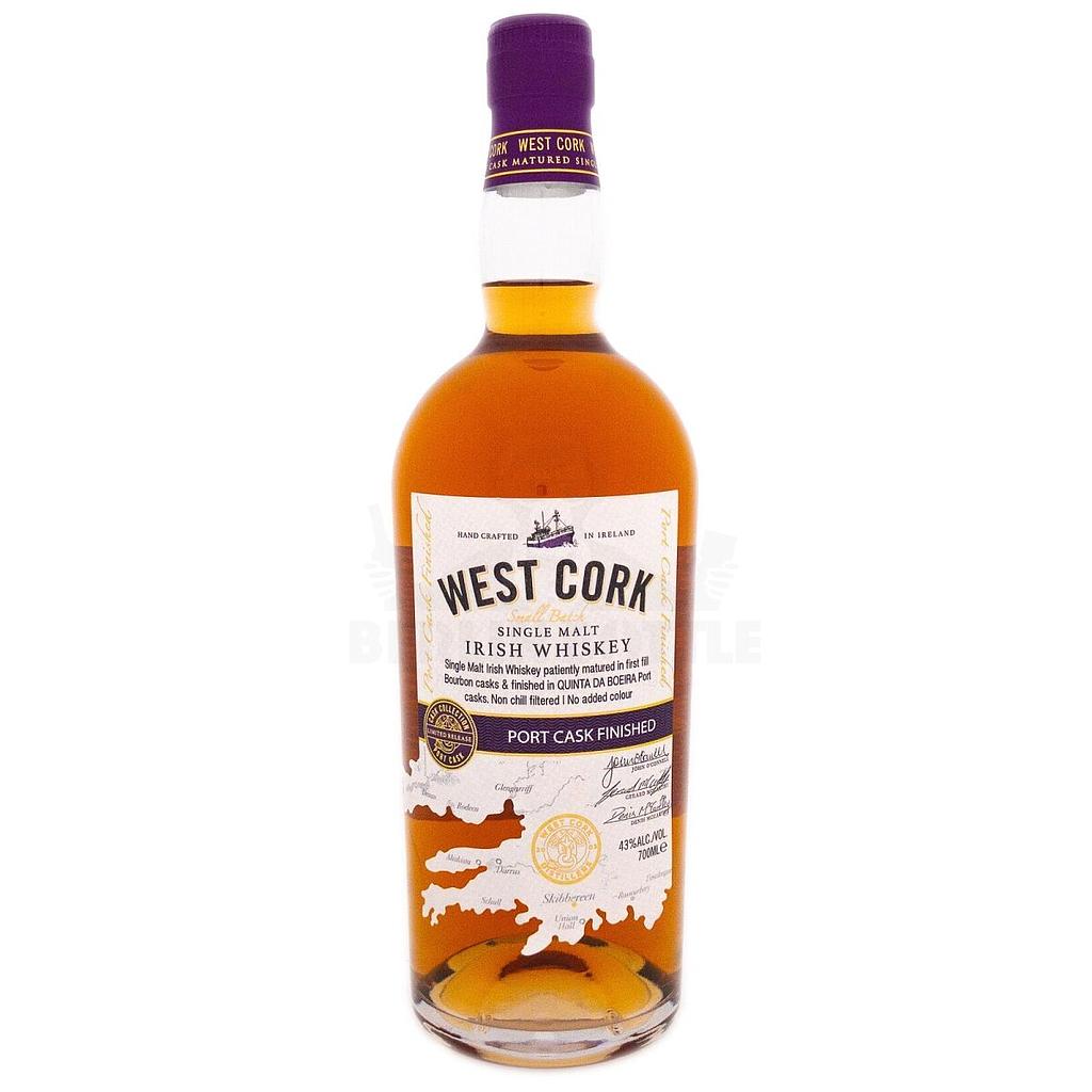 West Cork Single Malt Irish Whiskey PORT CASK FINISHED