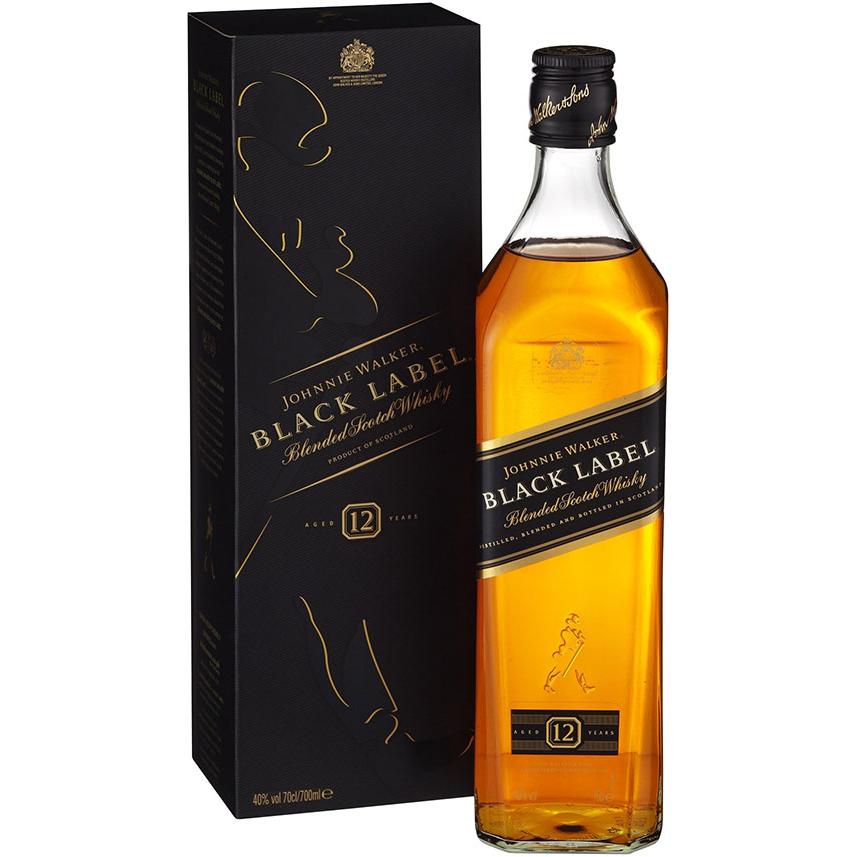 Johnnie Walker BLACK LABEL 12 Years Old Blended Scotch Whisky 40% Vol. 