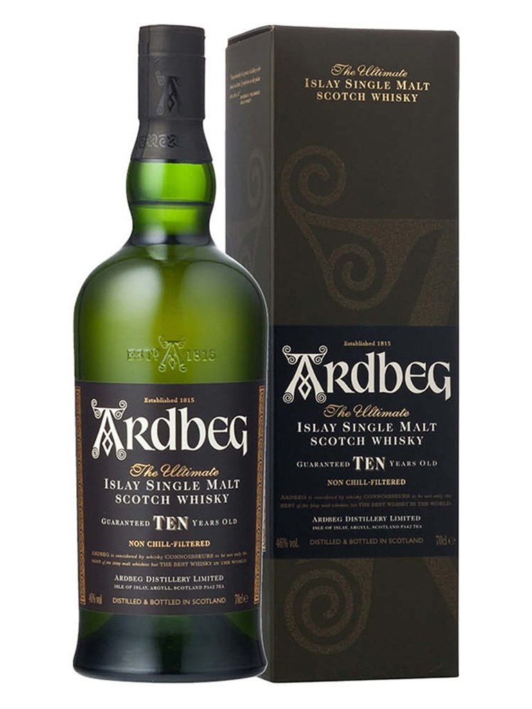 Ardbeg TEN Years Old Islay Single Malt 46% Vol. 0,7l