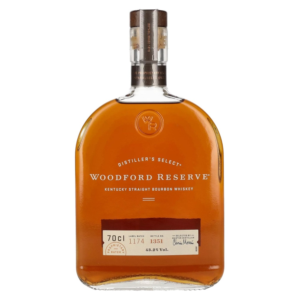 Woodford Reserve DISTILLER'S SELECT Kentucky Straight Bourbon Whiskey 43,2% Vol. 0,7l