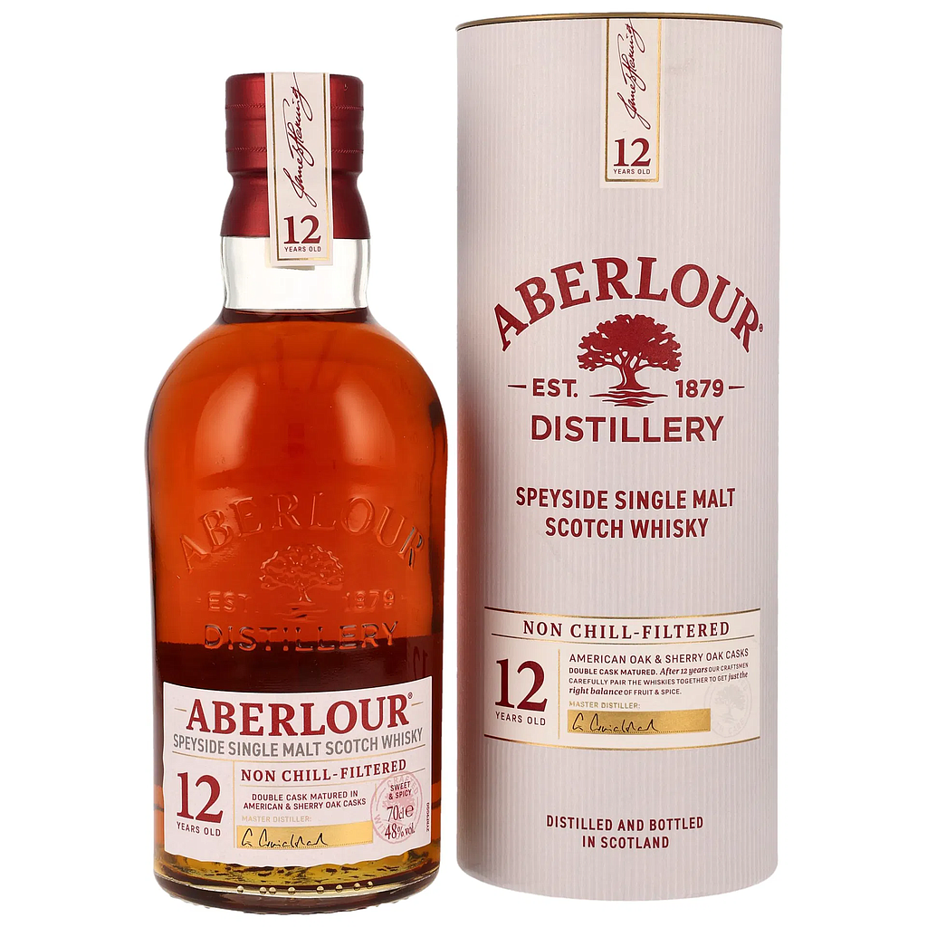 Aberlour 12 Years Old Non Chill-Filtered 48% Vol. 0,7l