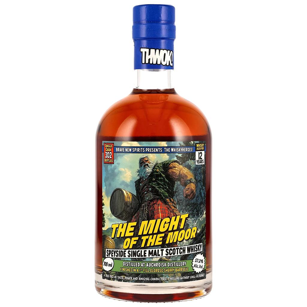 Brave New Spirits - Auchroisk 12 Years Old - The Might Of The Moor - Whisky Heroes - 1st Fill Oloroso Sherry Barrique Finish - Single Malt Scotch Whisky 57,2% 0,7l