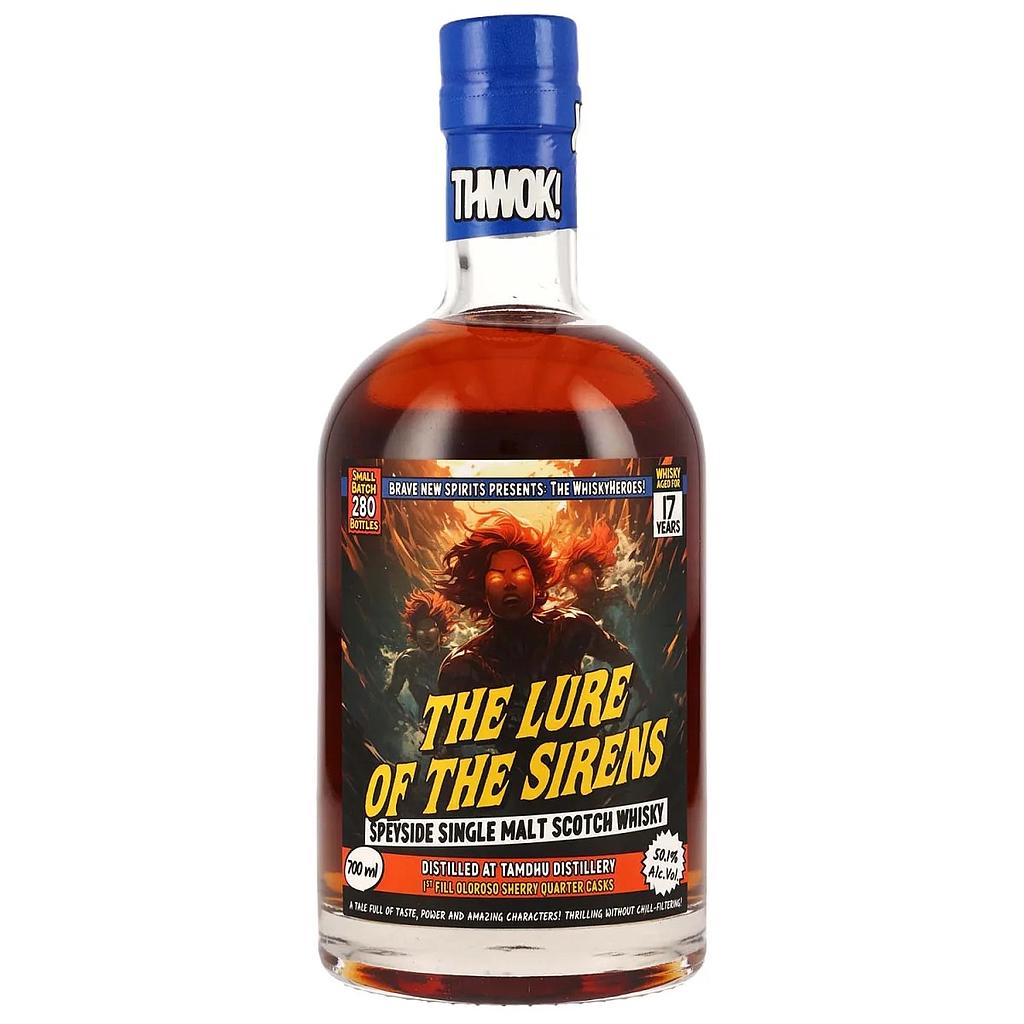 Brave New Spirits - Tamdhu 17 Years Old - The Lure of the Sirens - The Whisky Heroes -  1st Fill Oloroso Sherry Quarter Casks - Single Malt Scotch Whisky 50,1% Vol. 0,7l