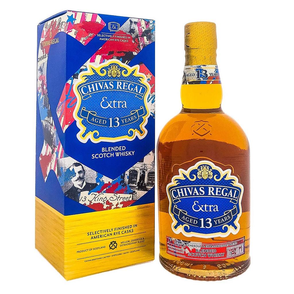 Chivas Regal EXTRA 13 Years Old AMERICAN RYE CASKS Finish 40% Vol. 0,7l 