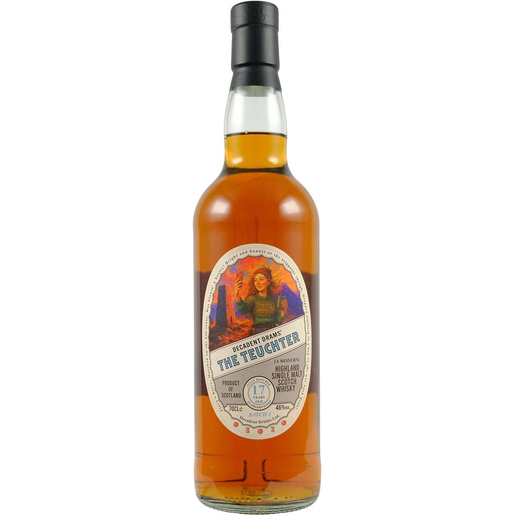 Decadent Drinks - The Teuchter (Tomatin) 2008/2025 - 17 Years Old - PX Sherry - Batch I 46% Vol. 0,7l