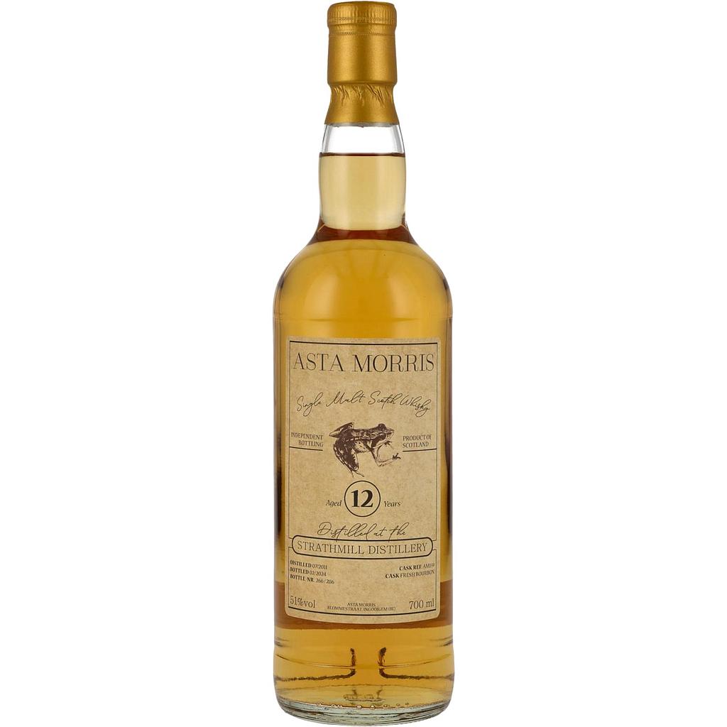 Asta Morris Strathmill 2011 - 12 Years Old Speyside Single Malt 51% Vol 0,7l
