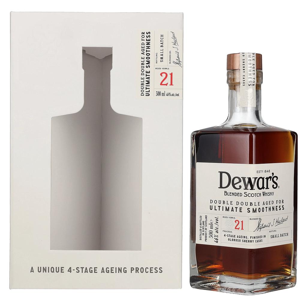 Dewar's 21 Years Old Double Double Aged Blended Scotch Whisky 46% Vol. 0,5l