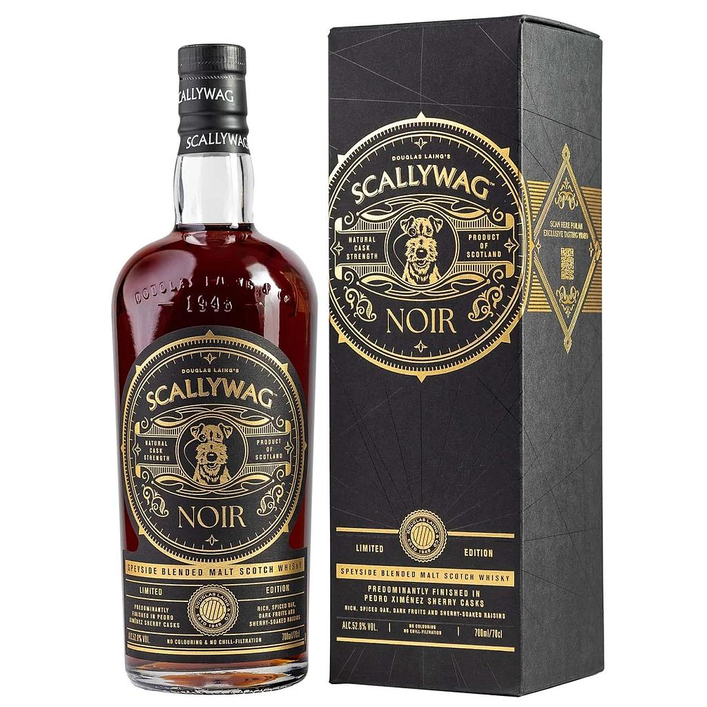 Douglas Laing Scallywag - Noir Edition 2025 Predominantly PX Cask Matured Blended Malt Scotch Whisky 52,8% Vol. 0,7l