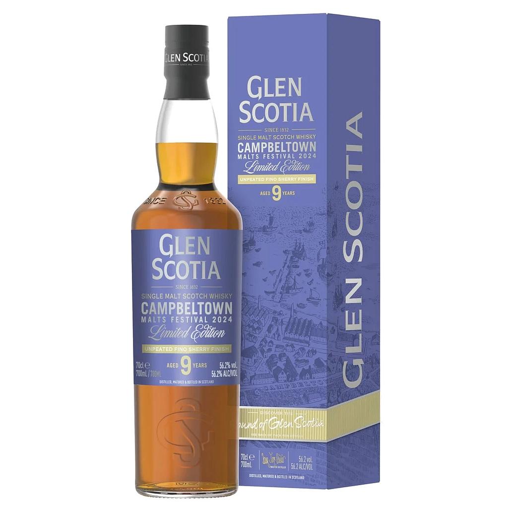 Glen Scotia - Campbeltown Festival Edition 2024 – 9 Years Old - Unpeated Fino Sherry Finish 56,2% Vol. 0,7l
