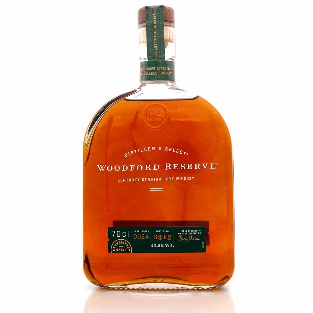 Woodford Reserve DISTILLER'S SELECT Kentucky Straight RYE Whiskey 45,2% Vol. 0,7l