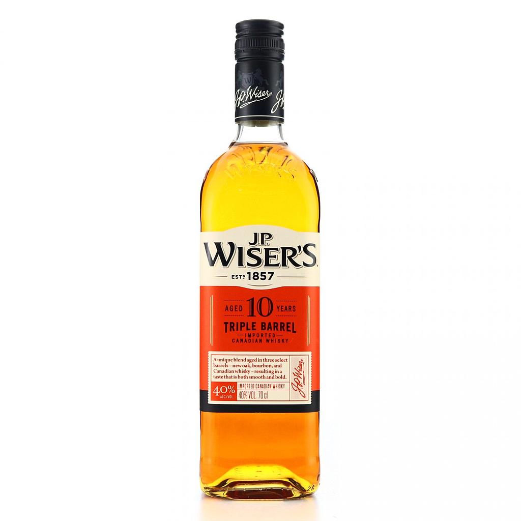 J.P. Wiser's 10 Years Old Triple Barrel Canadian Whiskey