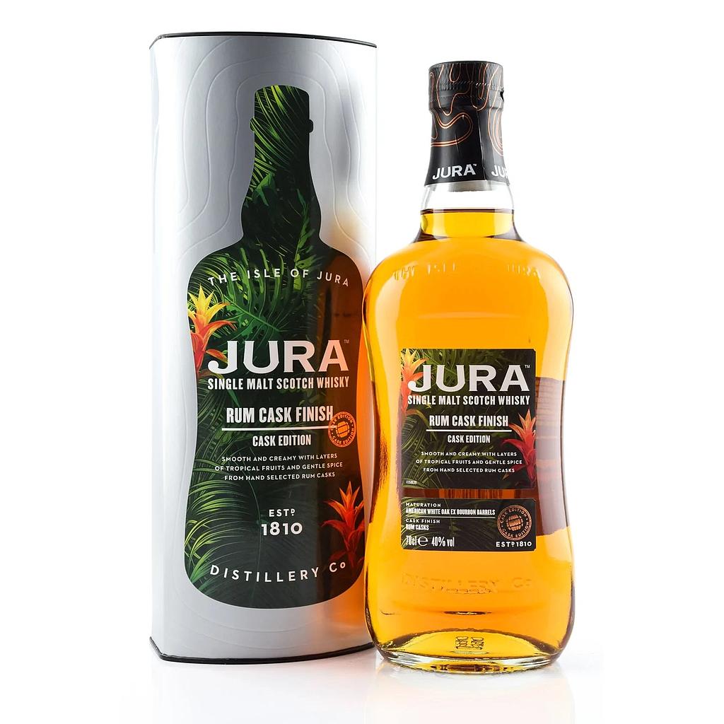 Jura Single Malt Scotch Whisky RUM CASK FINISH 40% Vol. 0,7l