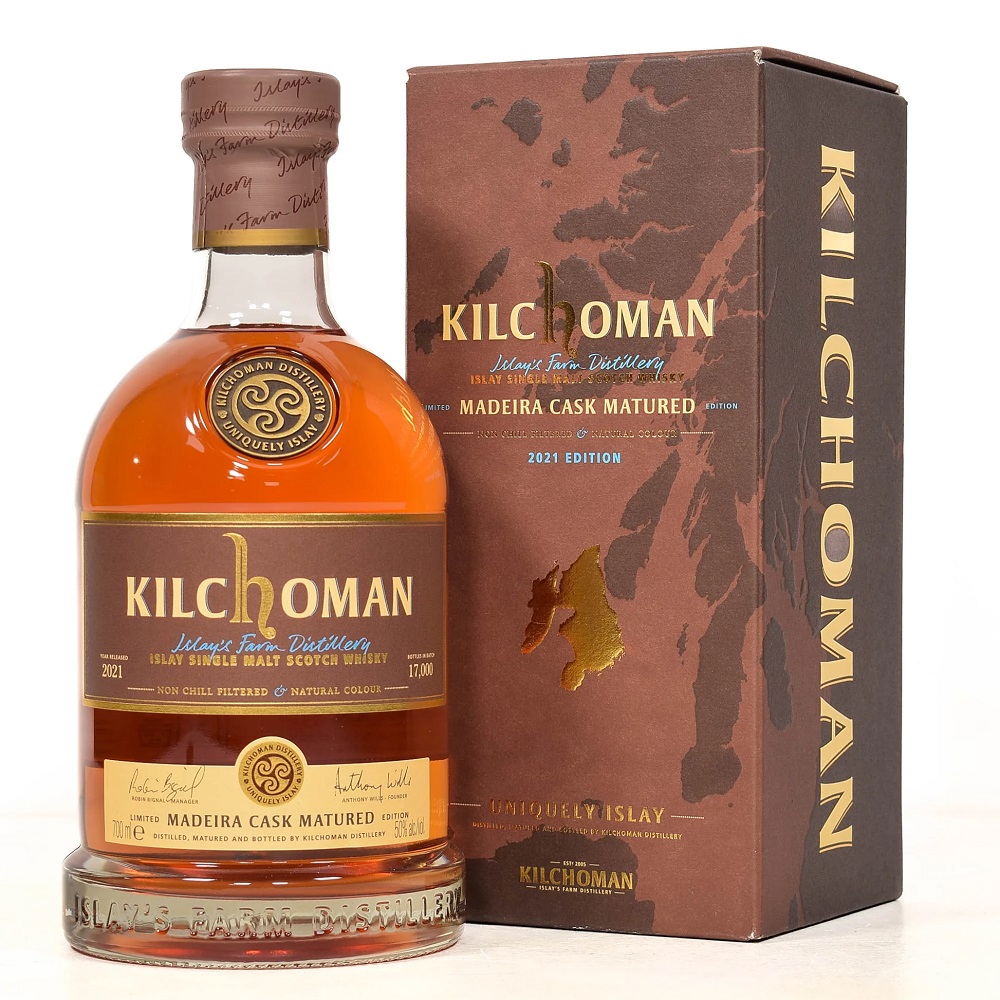 Kilchoman Madeira Cask Matured Islay Single Malt Scotch Whisky 2021 50% Vol. 0,7l
