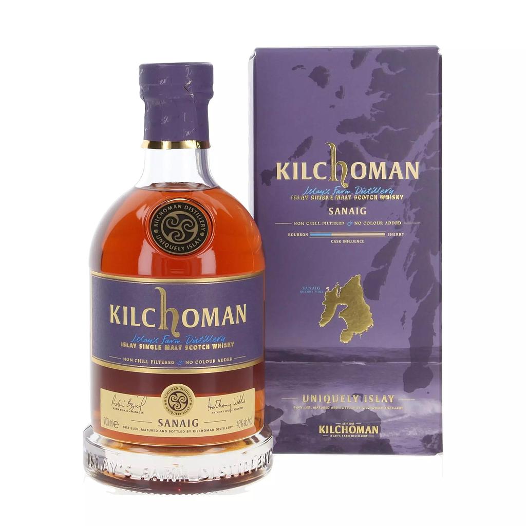 Kilchoman SANAIG Islay Single Malt Scotch Whisky 46% Vol. 0,7l