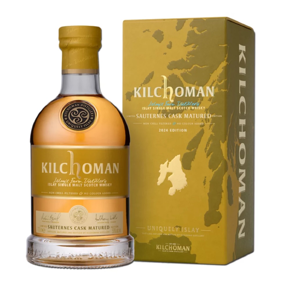 Kilchoman Sauternes Cask Matured Islay Single Malt Scotch Whisky 50% vol. 0,70l 