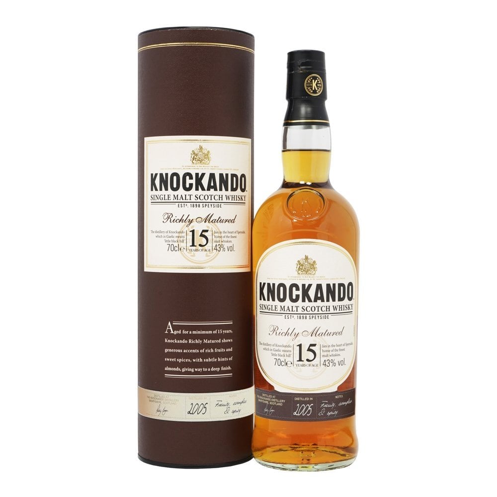 Knockando 15 Years Old Richly Matured 2005 43% Vol.