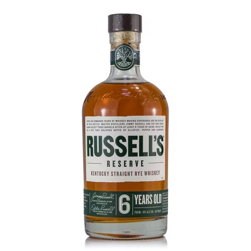 [P0001168] Russell's Reserve Rye 6 Years old 45% Vol. 0,7l