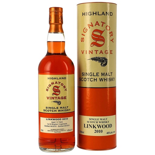 [P0001230] Signatory Vintage - Linkwood 14 Years Old 2010/2024 1st Fill Bolgheri Hogsheads Single Malt Whisky 46% Vol. 0,7l