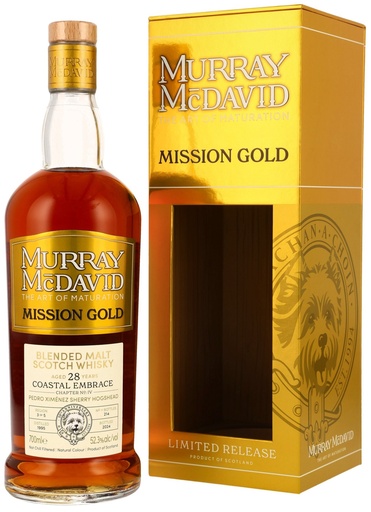 [P0000141] Murray McDavid 28 Jahre - 1995 - Costal Embrace Chapter No. 4 - Cask #180020 - Blended Malt Scotch Whisky 52,3% Vol. 0,7l