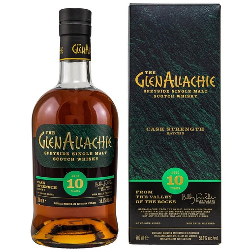 [P0001437] The GlenAllachie 10 Years Old CASK STRENGTH Batch 09 58,1% Vol. 0,7l 