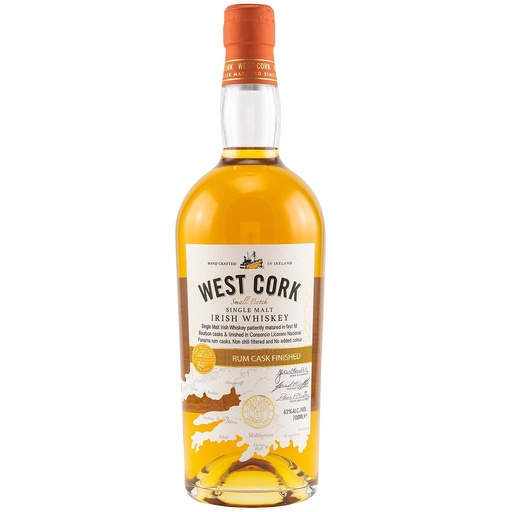 [P0001503] West Cork Single Malt Irish Whiskey RUM CASK FINISHED