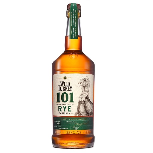 [P0001645] Wild Turkey 101 Kentucky Straight Rye Whiskey 50,5% Vol. 1,0l