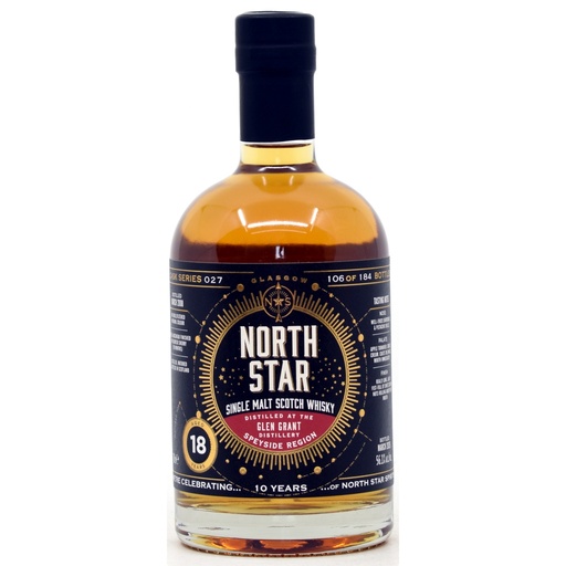 [P0001731] North Star Spirits - Glen Moray 2008/2026 - 18 Years Old - Oloroso Sherry Cask - Cas Series 027 56,1% Vol. 0,7l