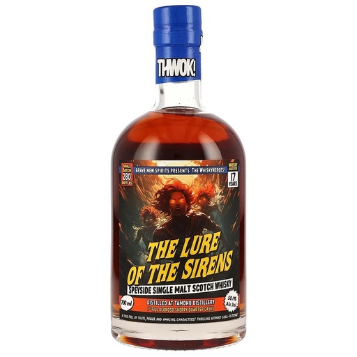 [P0000476] Brave New Spirits - Tamdhu 17 Years Old - The Lure of the Sirens - The Whisky Heroes -  1st Fill Oloroso Sherry Quarter Casks - Single Malt Scotch Whisky 50,1% Vol. 0,7l