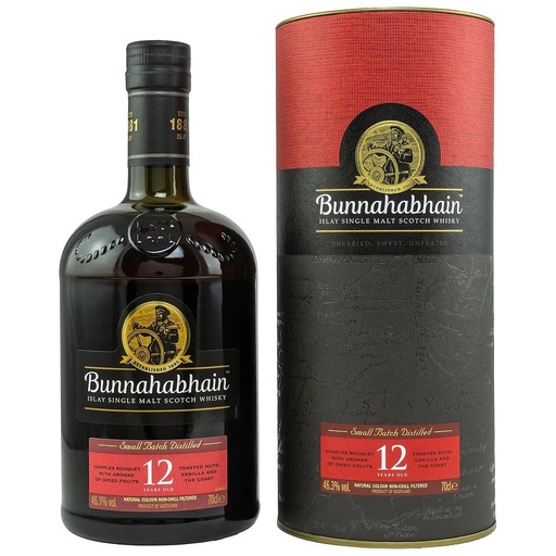 [P0000548] Bunnahabhain 12 Years Old Islay Single Malt Scotch Whisky 46,3% Vol. 0,7l