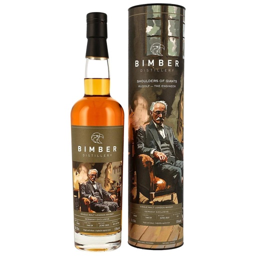 [P0000604] Bimber - Fino Sherry Cask #540/39 - Shoulder of Giants - Rudolf The Engineer Single Malt London Whisky 57,6% Vol. 0,7l