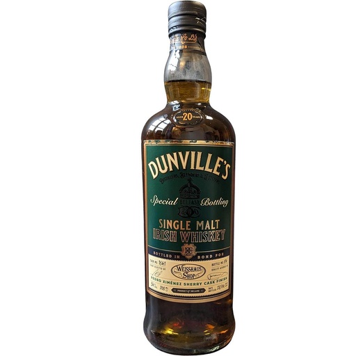 [P0000621] Dunville's 20 Years Old Irish PX Single Cask 1641 Whiskey 54% Vol. 0,7l 